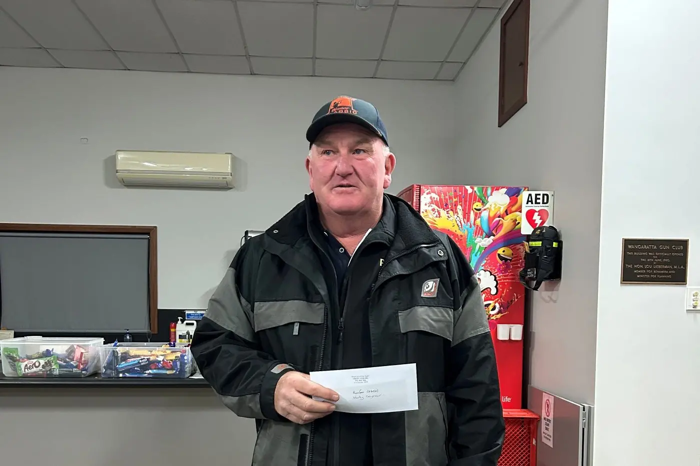 CLUBHOUSE LEADER: Marty Seymour was the overall winner of the shoot.