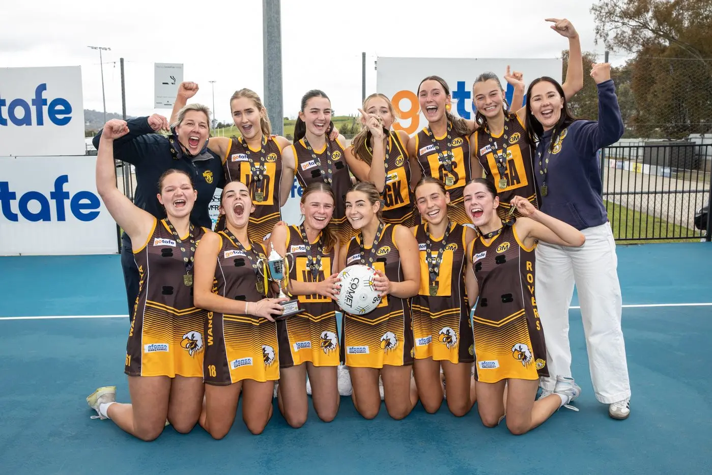 CHAMPIONS: Wangaratta Rovers rolled Wodonga Raiders in the 17 and under grand final. PHOTO: Marc Bongers