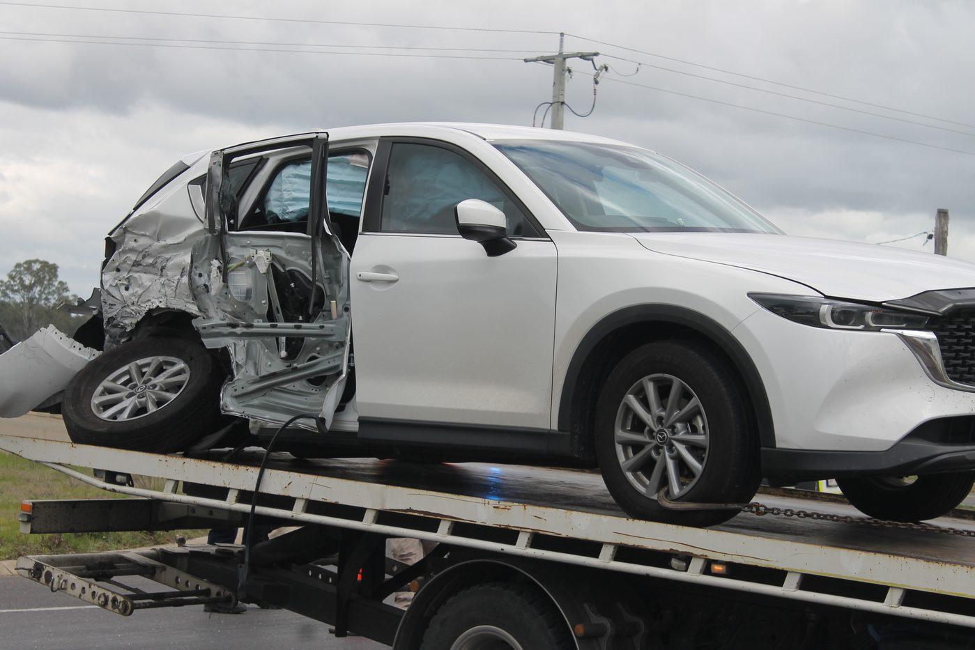 Minor injuries for SUV occupants after truck collision near Laceby