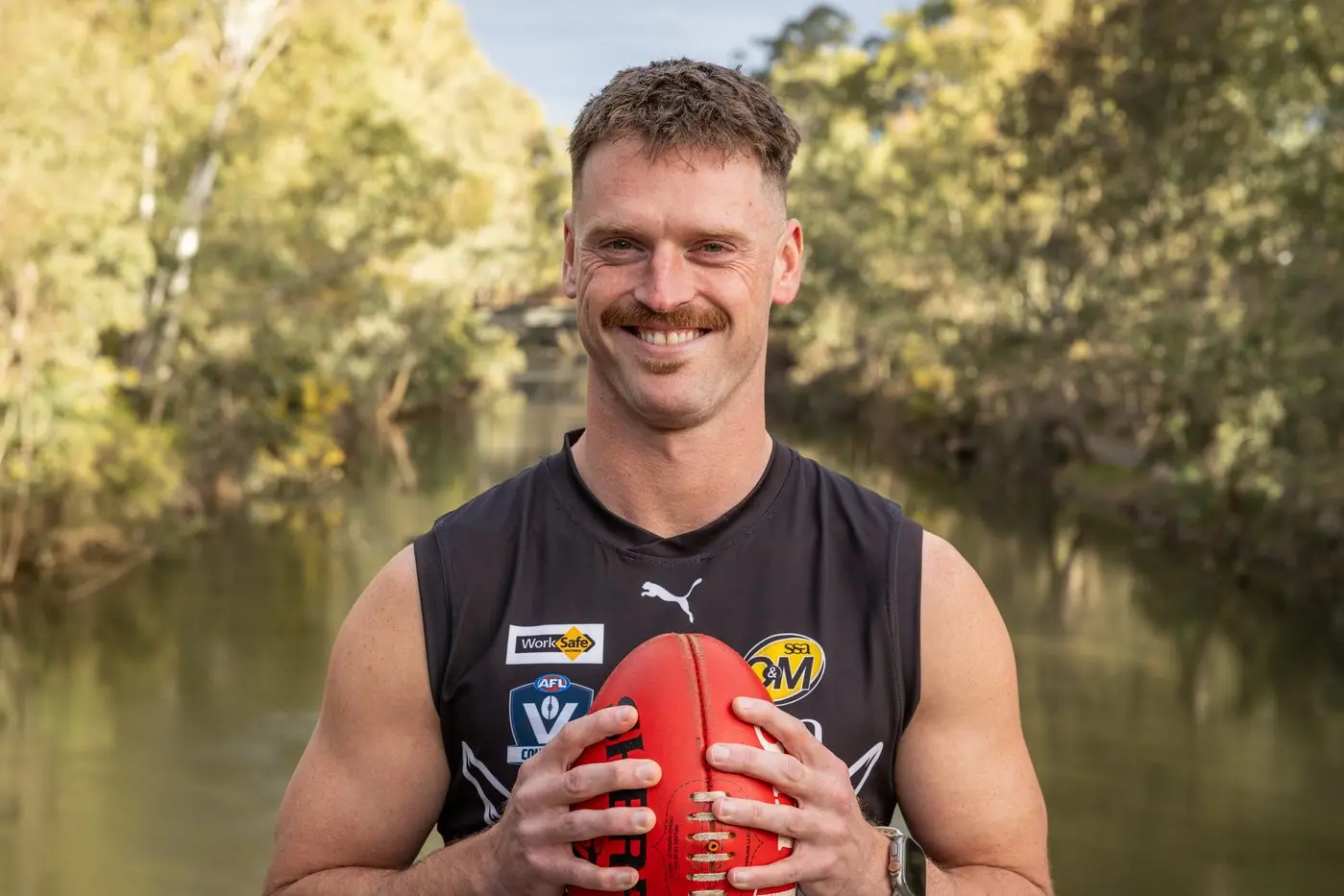 BRING IT ON: Magpies co-captain Jackson Clarke will lead his men onto the turf at Lavington for the biggest match of their season. PHOTO: Marc Bongers