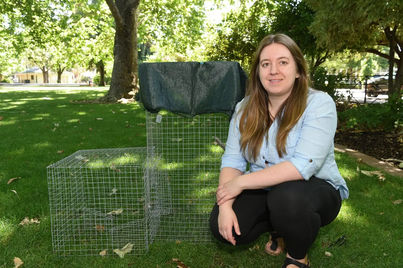 ENVIRONMENTAL ACTION: Penny Raleigh hopes the grant from ANZ Seeds for Renewal Grant program helps Ovens Landcare combat common myna numbers locally. PHOTO: Kurt Hickling