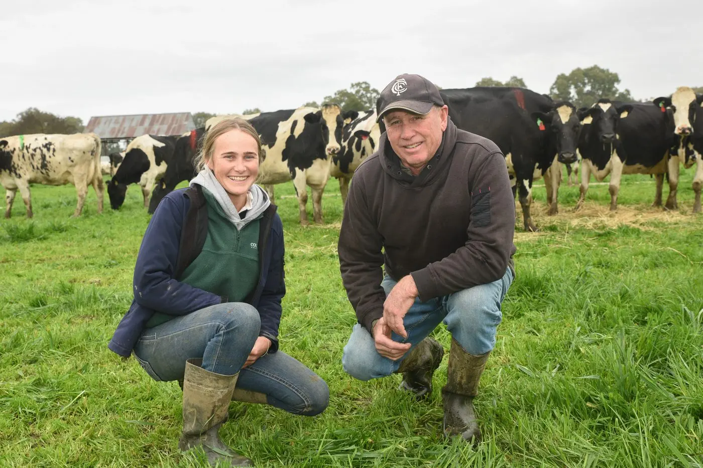 POSITIVE OUTLOOK: Aime and Trevor Hourigan see a positive outlook for the dairy industry. PHOTO: Kurt Hickling 
