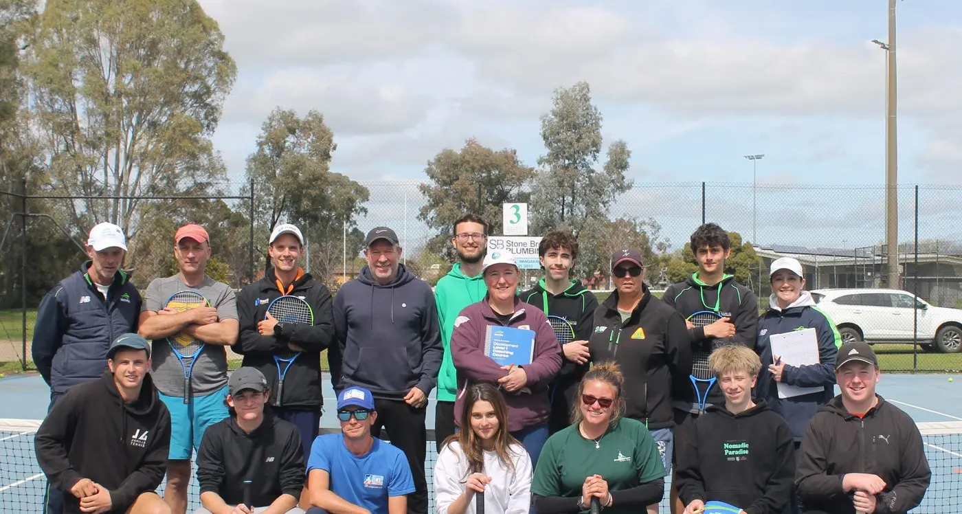 Wangaratta clinic serves up success for regional tennis coaches
