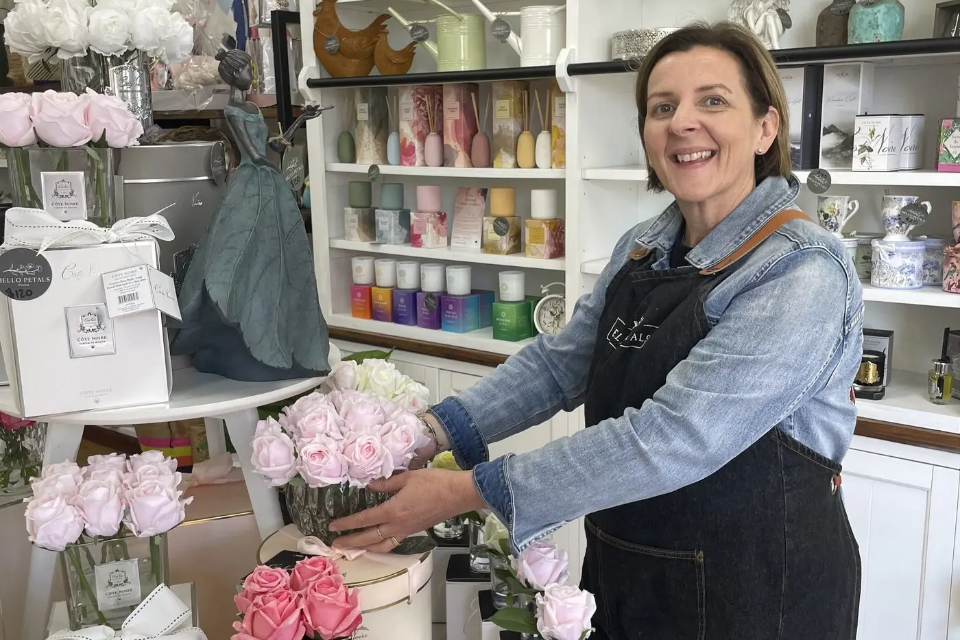 MORE THAN A BUSINESS: For Mandie from Hello Petals, working as a florist is about connecting with people and using flowers to express\\ntheir thoughts and feelings.