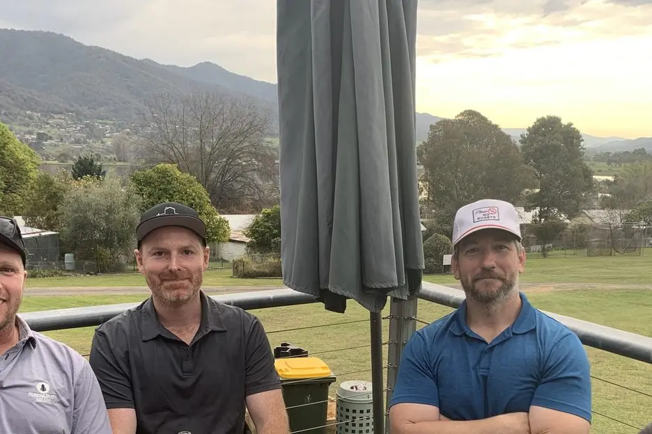 AMBROSE CHAMPIOPNS: Grand Final Holiday 4 Ball Ambrose Mixed event winning team (from left) Sam Bellchambers, Chris Jack, Dale Neave and Wes Dowel won with a net 56.5 on a countback.