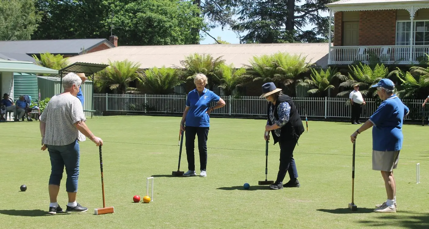 Break out the mallets at Bright's Croquet Club