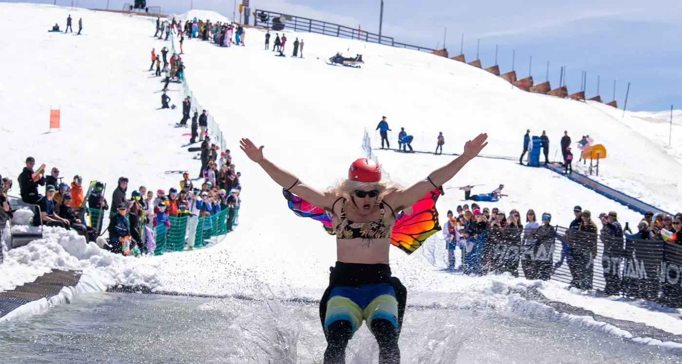 Splashing end to superb snow season at resorts