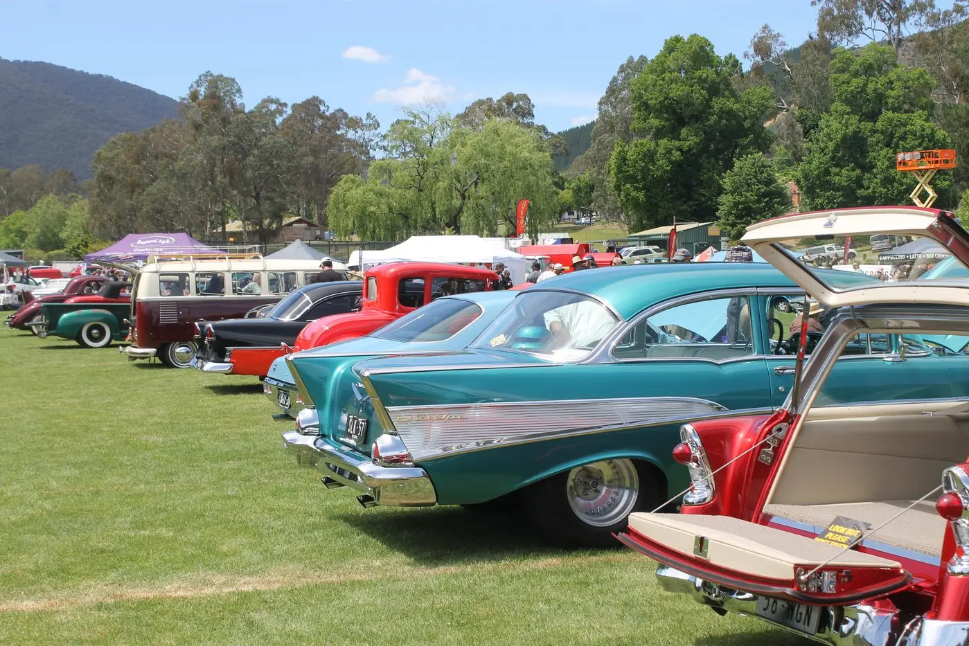 PIONEER PARKING: Will this year\\'s lineup of classic cars top the range of hot rods on display last November? PHOTO: Phoebe Morgan