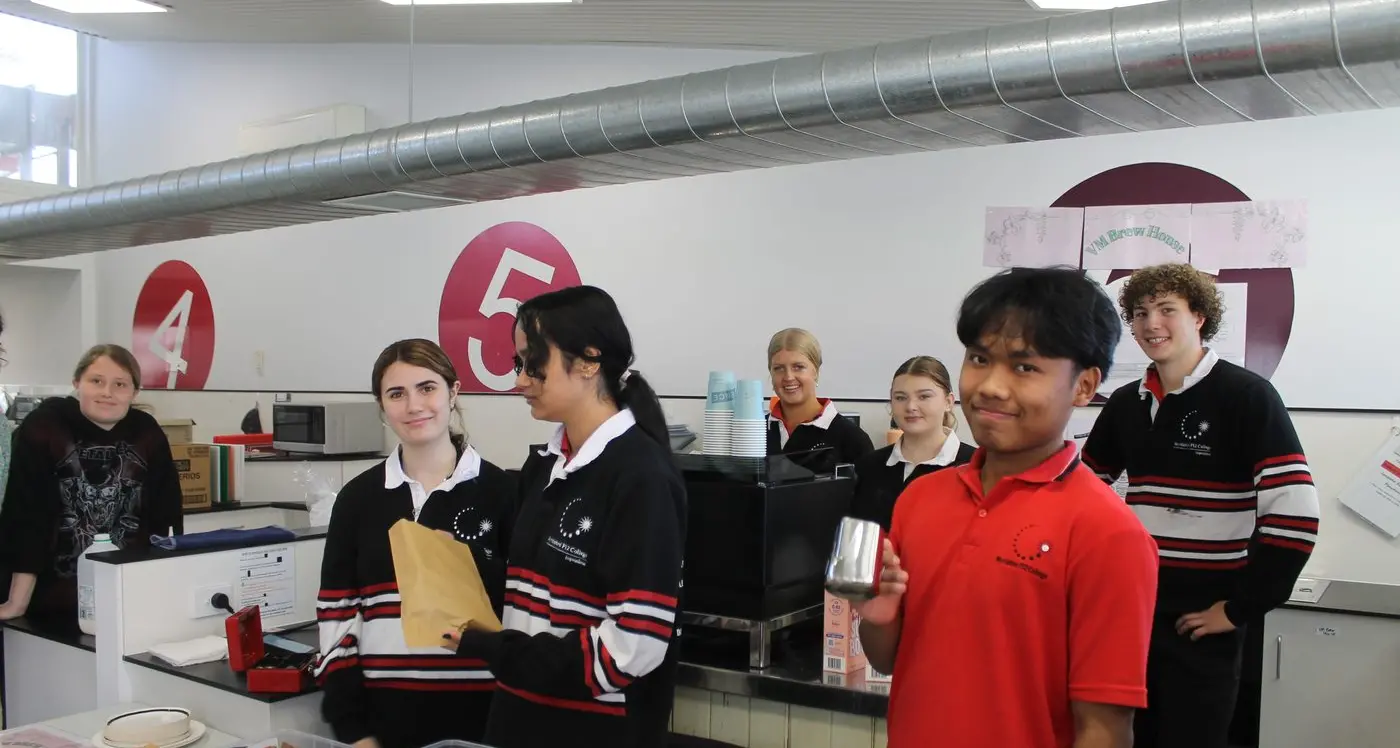 Good brews at Myrtleford P-12 College canteen