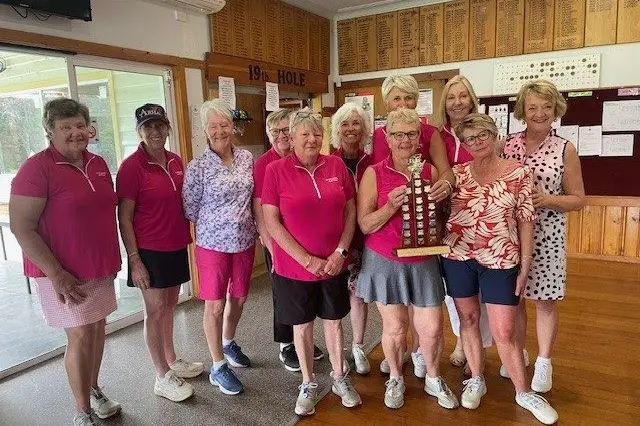 GO GIRLS: The ladies of the Myrtleford Golf Club stood tall and triumphed in the annual Ladies vs Men event.