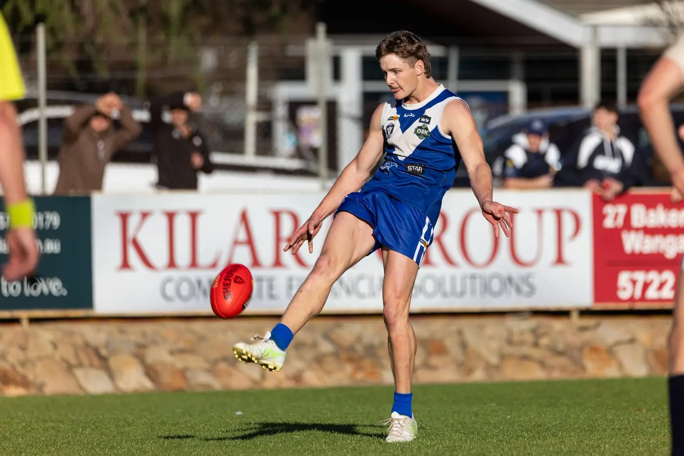GOLDEN BOOT: Cooper Thomason kicked five goals in a best on ground performance.