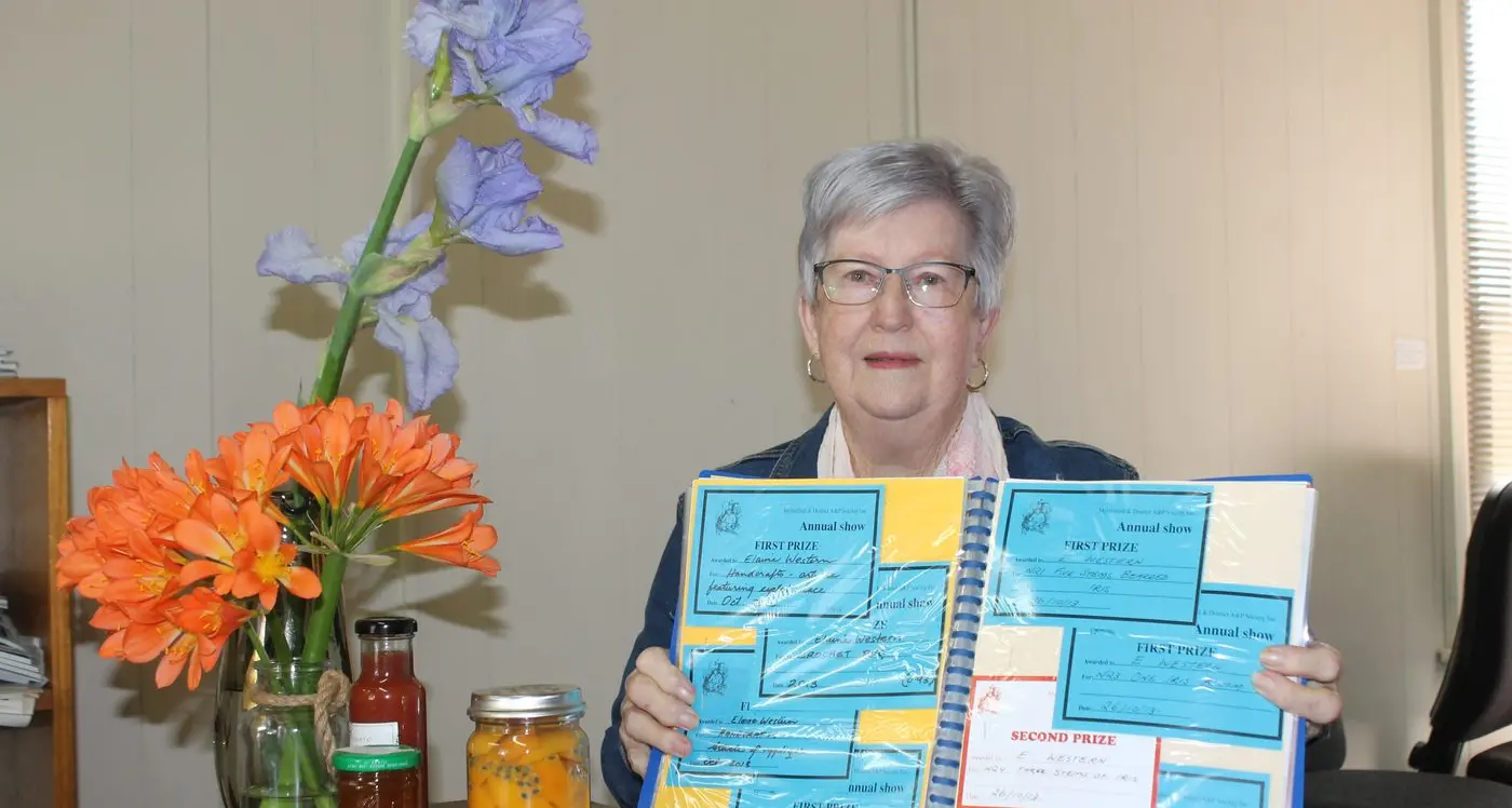 Elaine among hundreds of hopefuls competing at the Myrtleford Show