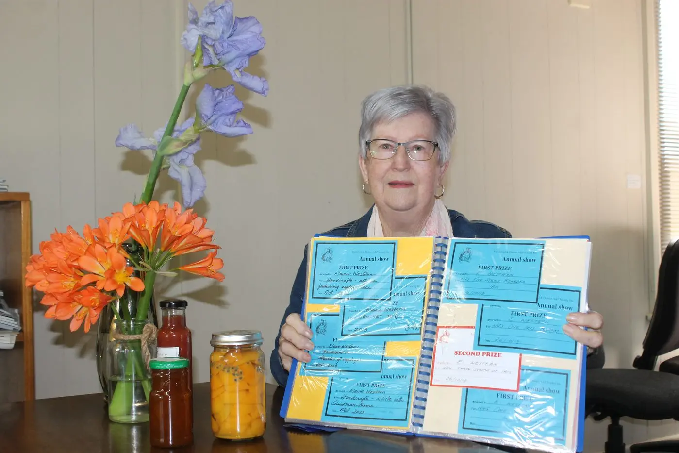 SHOW SELECTION: Elaine Western is among hundreds of entrants at this year\\'s Myrtleford Show, putting their best produce forward for a shot at a blue ribbon. PHOTO: Phoebe Morgan