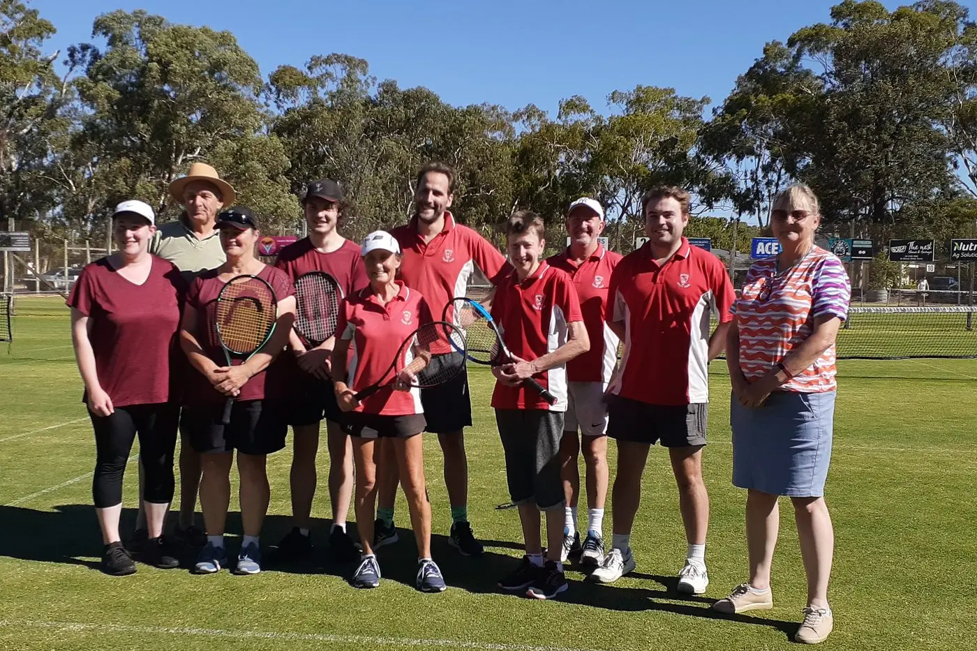 COME AND HAVE A HIT: The Avenel Tennis Club welcomes members at any of their three levels of involvement.