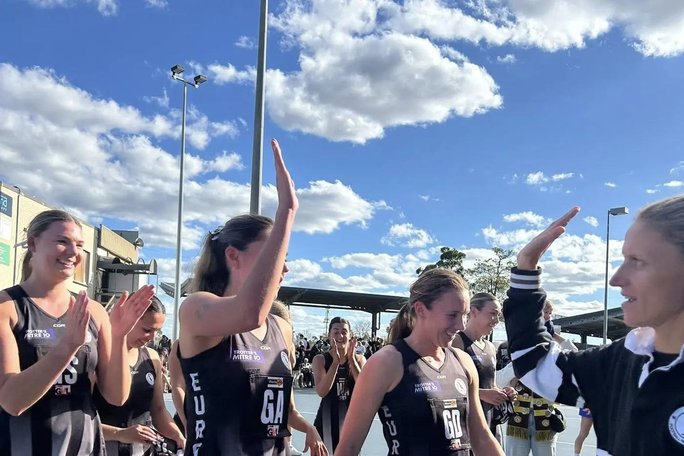 HALF TIME LEAD: Euroa led at every break except the one that counted.