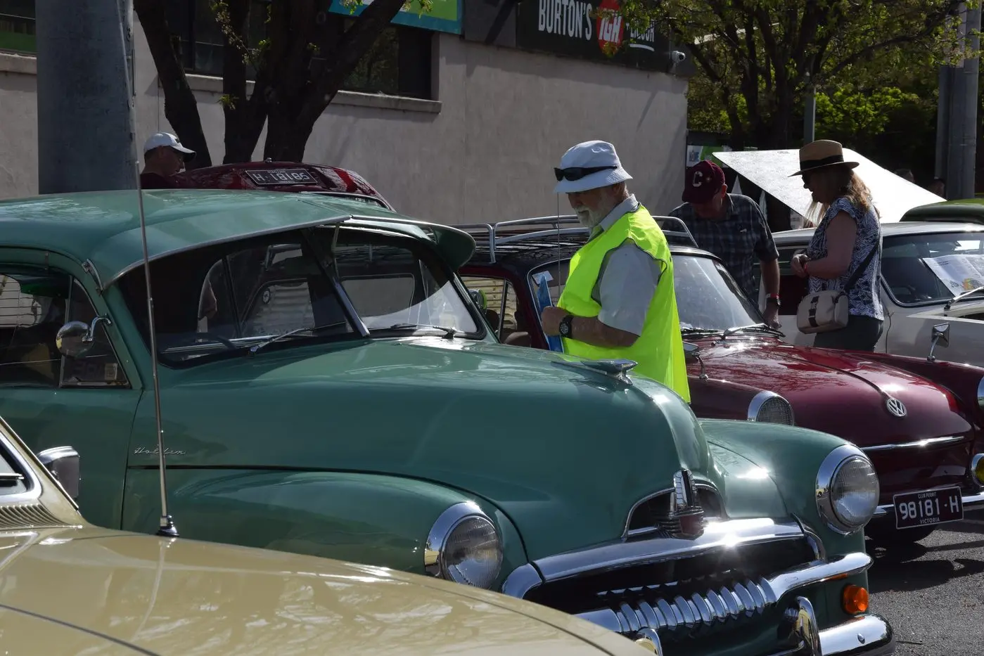 TONGUE IN CHEEK: Relieving himself from the high pressure of judging involves a bit of levity for Peter Williams. PHOTO: Andy Wilson