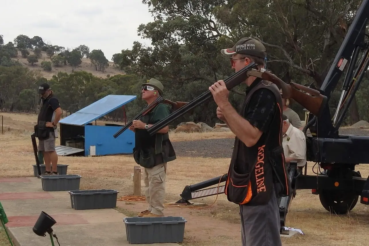 FIRING OFF: Jason, Fred, and Leon are ready to contest the highly anticipated Tower Final Shoot Off.