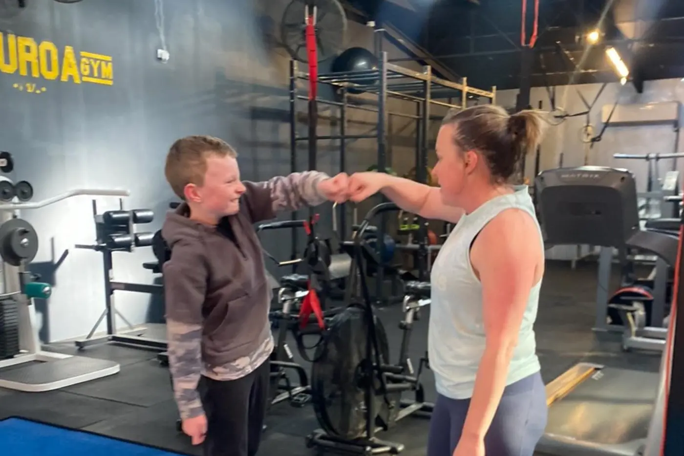 TRAINING TOGETHER: Charlie and Rhi Malloy make the journey even more enjoyable as they train side by side.