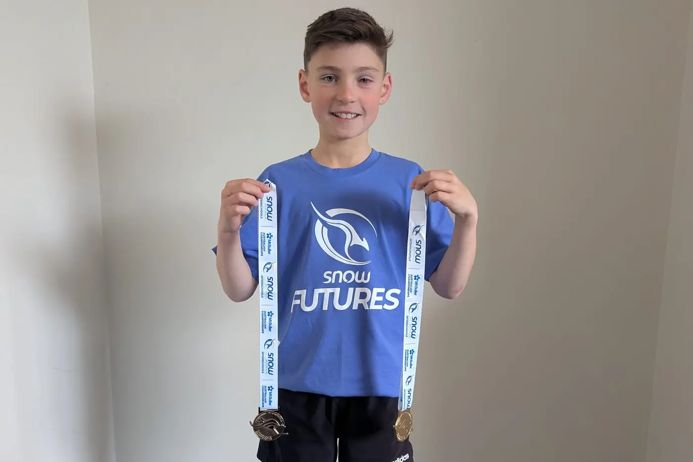 KING OF THE MOUNTAIN: Miles Vivash took gold in both the Giant Slalom and Boarder Cross events at the recent interschools.