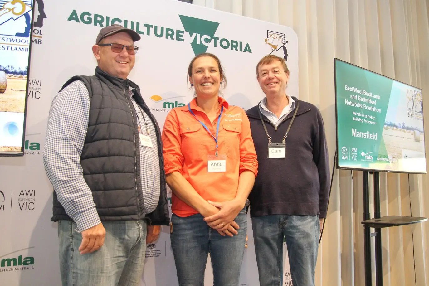 EXPERTS: Speakers at the Mansfield event were Dr Jason Trompf, Dr Anna Manning and Cam Nicholson. PHOTOS: Lynn Elder