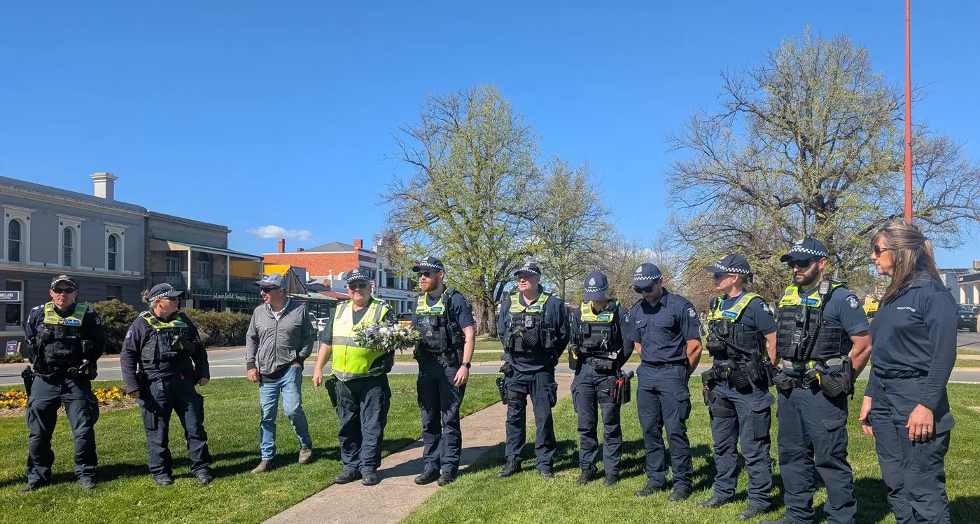 Local police honour fallen colleagues