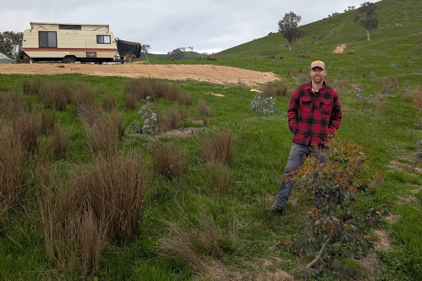 A UNIQUE OPPORTUNITY: As a private landholder selected as part of the BushBank program, Lachlan is able to sell carbon credits to fund his revegetation project.