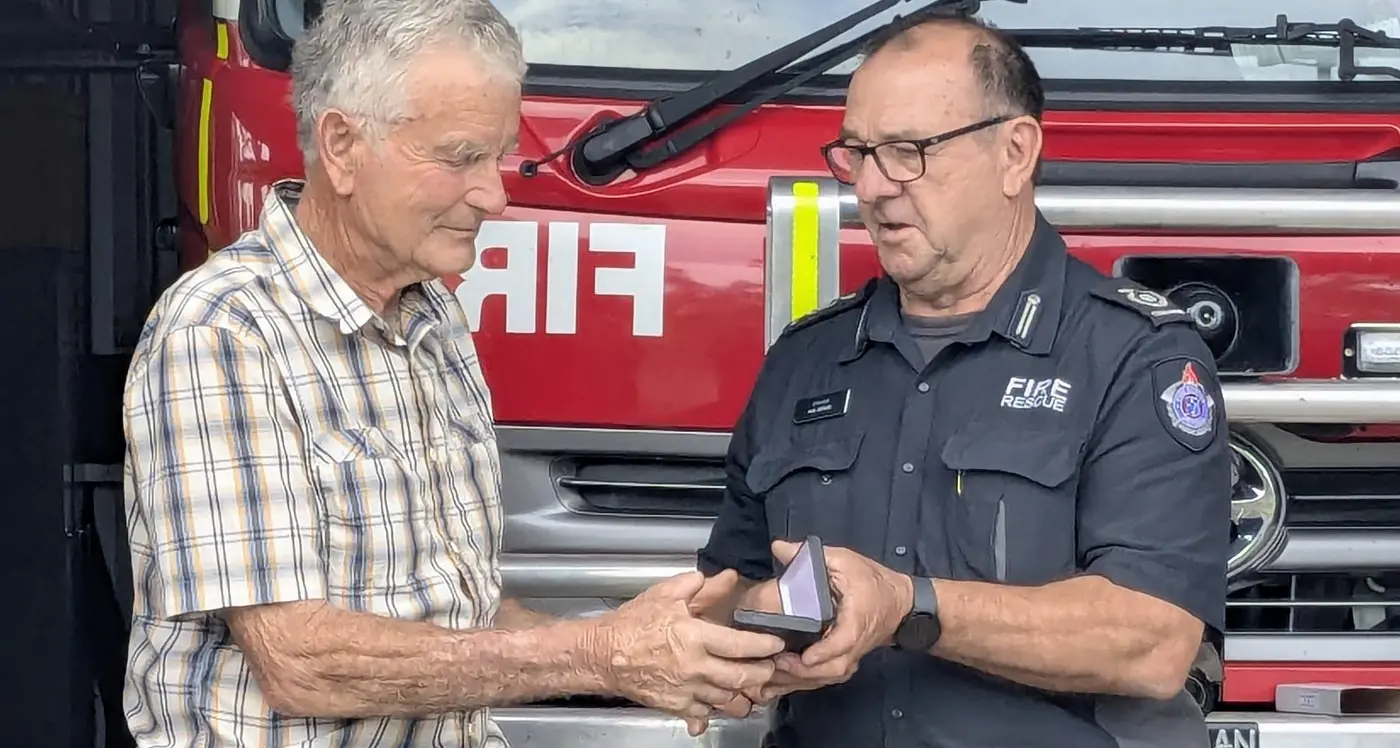 Chris Bennetts honoured by Barjarg CFA