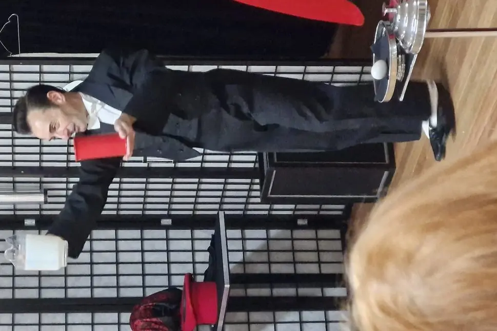 STAND UP: Elio Simonetti is not only an extraordinary magician but also a storyteller and actor.