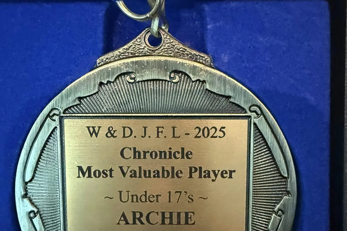 ARCHIE DUNN, MVP: Having finished joint top of the Wangaratta & District Junior Football League\\'s MVP count, 14-year-old Archie Dunn has announced himself as one to watch. PHOTO: Mansfield Junior Football League