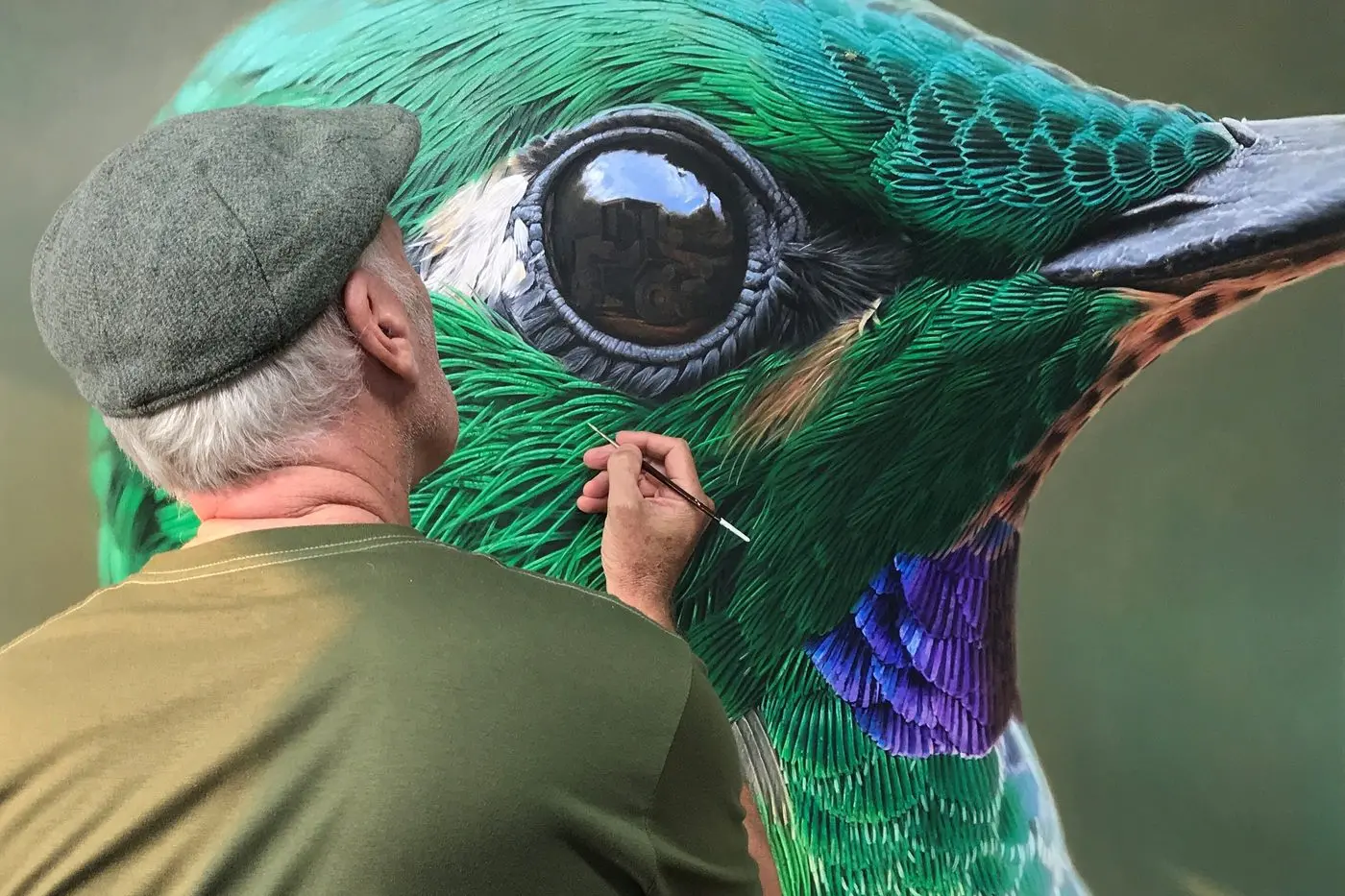 PAINTING BIRDS: For the second time in his career world-renowned bird artist Tony Pridham has been awarded the Whitley Medal for Natural History 