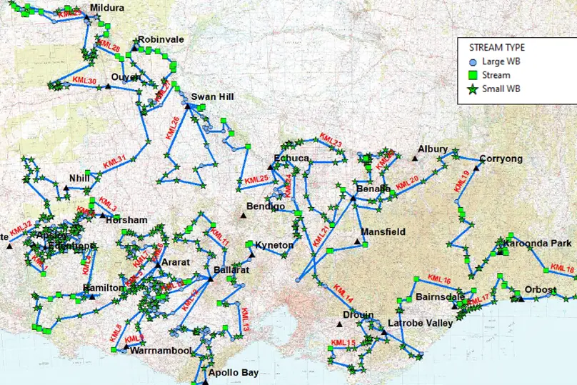 STATEWIDE SURVEY: Teams of wildlife biologists will record the presence, species and number of game ducks at 850+ waterbodies across Victoria. PHOTO: GMA.