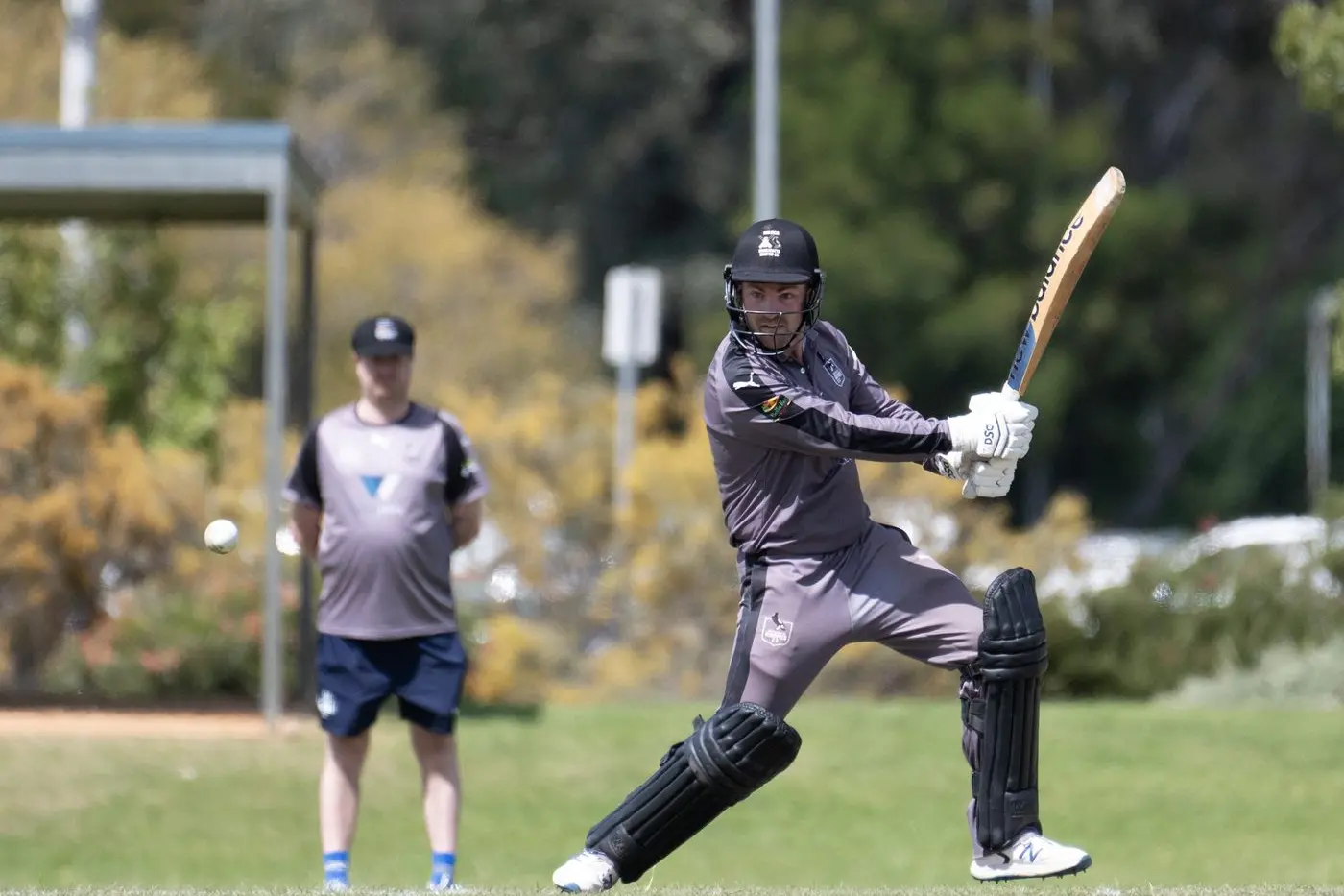 COMPOSURE: Nic Bonwick and the Magpies will aim to bat out their 45 overs when they take on Benalla Bushrangers at Barr 2 this weekend. PHOTO: Melissa Beattie