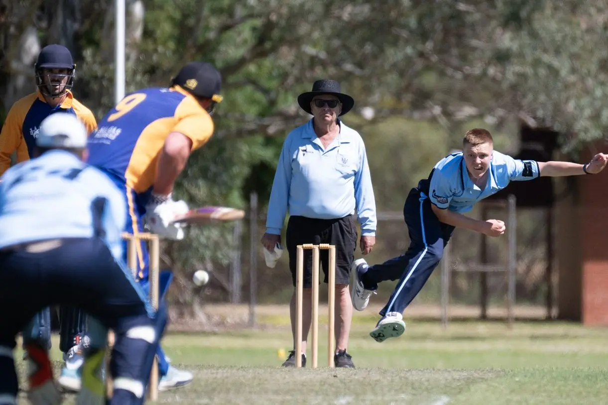 SEAMING IN: Jed Marek bowls has been leading the City Colts attack the past two weeks. PHOTOS: Melissa Beattie