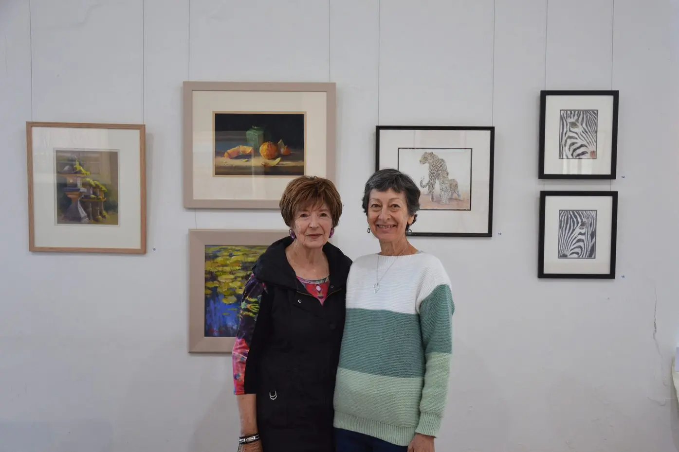 COMPLEMENTARY STYLES: Artists and friends Jennifer Paull and Kate Jenvey are holding a joint exhibition at the Art Gallery on Ovens, sharing their dedication to craftsmanship and observation. PHOTO: Anita McPherson