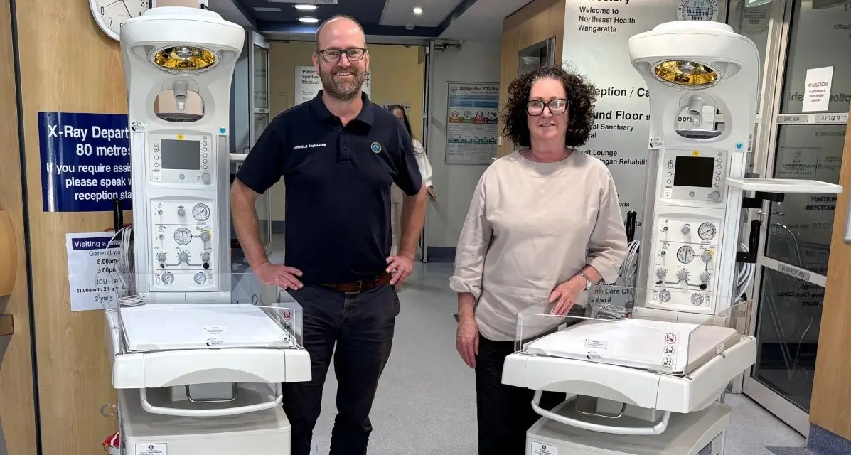 Community fundraising delivers critical care cots to hospital