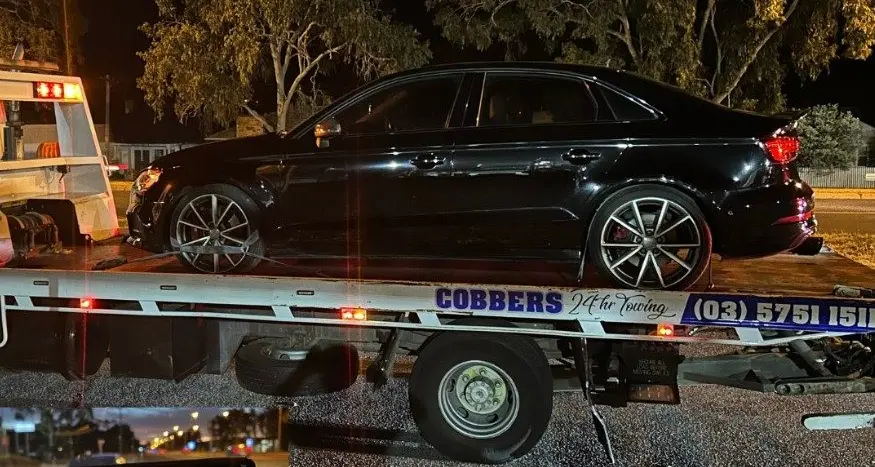 Black sedan clocked at more than 100km/h over speed limit