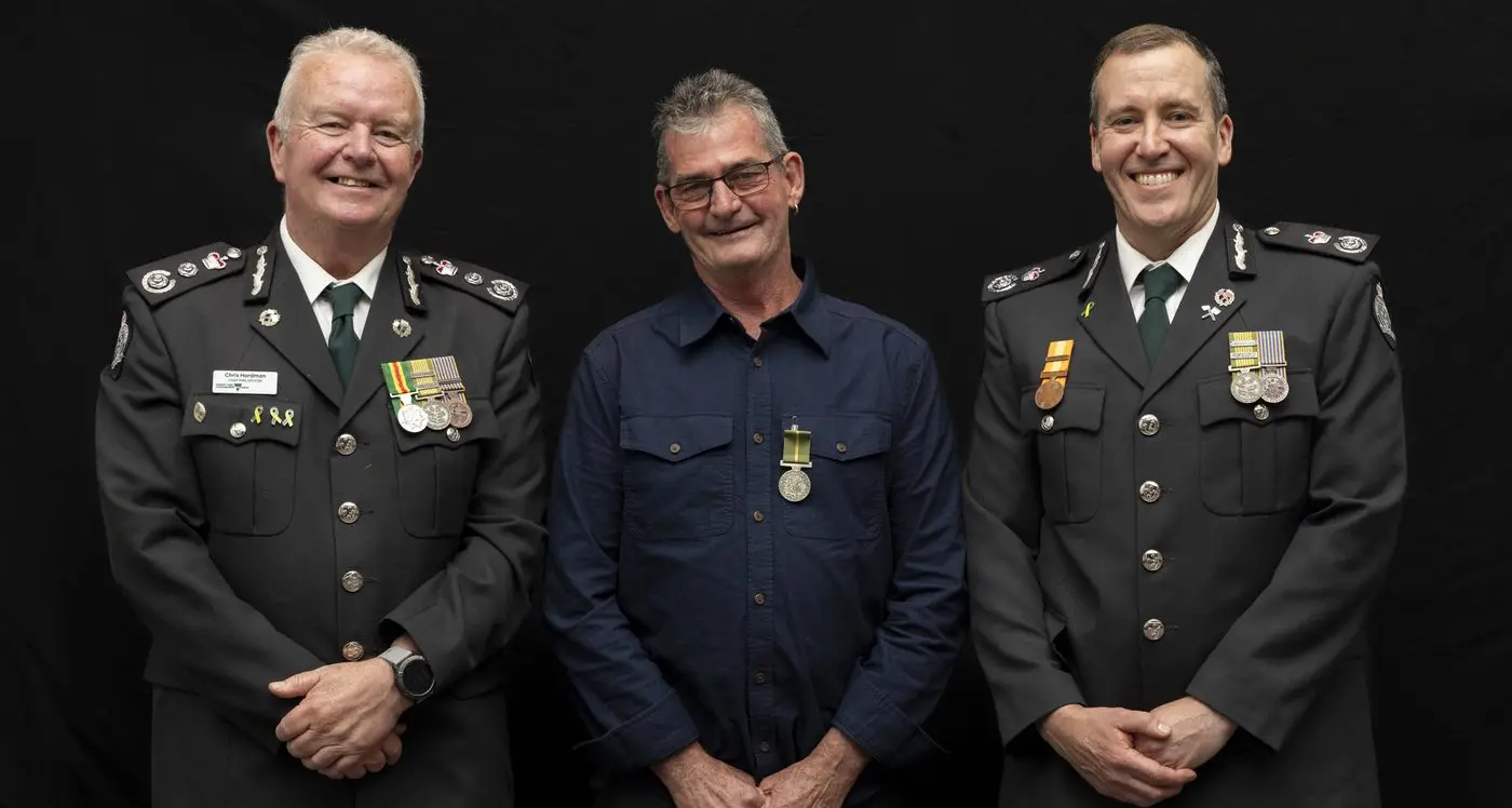Veteran firefighter honoured for international service