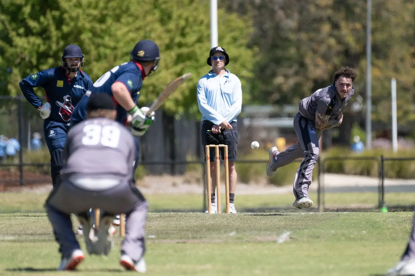 ROCKET PACE: Tyler Nanson picked up 3/22 to help the Magpies to a win over Benalla Bushrangers. PHOTOS: Melissa Beattie