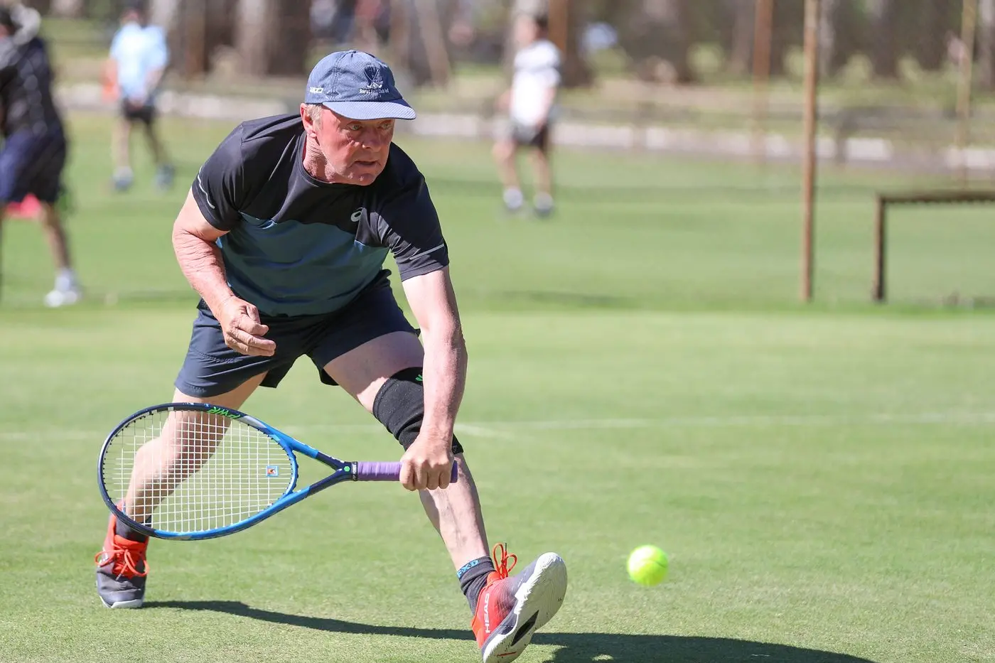 PLAY LOW: Asley Weston tries to dig a shot out at Merriwa Park on Saturday. PHOTOS: Melissa Beattie
