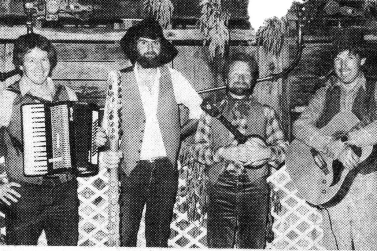 MUSICAL MEMORIES: The exhibition gives a glimpse into Wangaratta\\'s music scene from the 1960s to 1980s, including images like this one of Tim Dickinson and the Hayband from the 1980s.