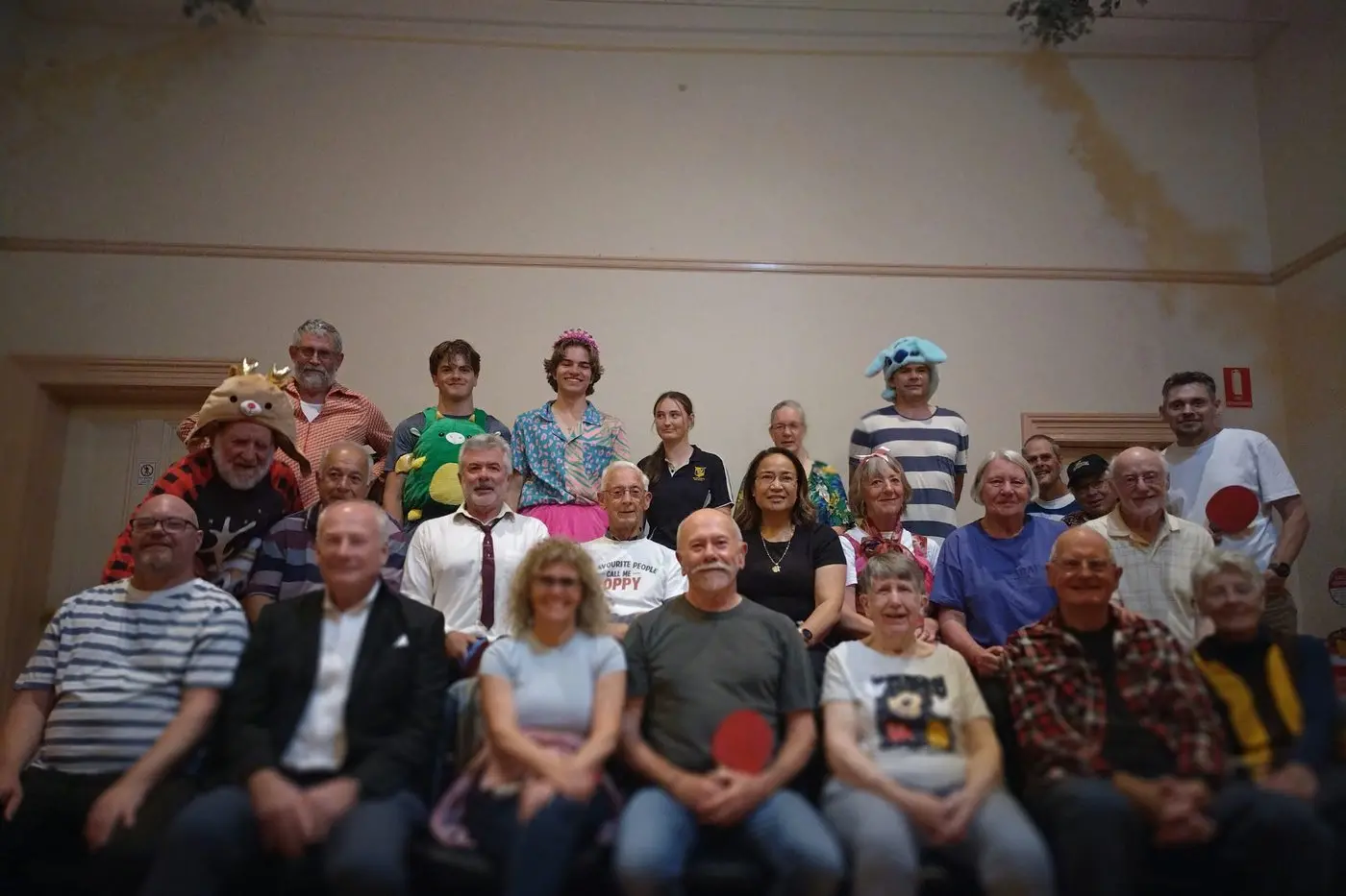 ONE LAST SHOT: Around 25 players wrapped up the 2025 Oxley table tennis season in style at the Oxley hall last Monday.