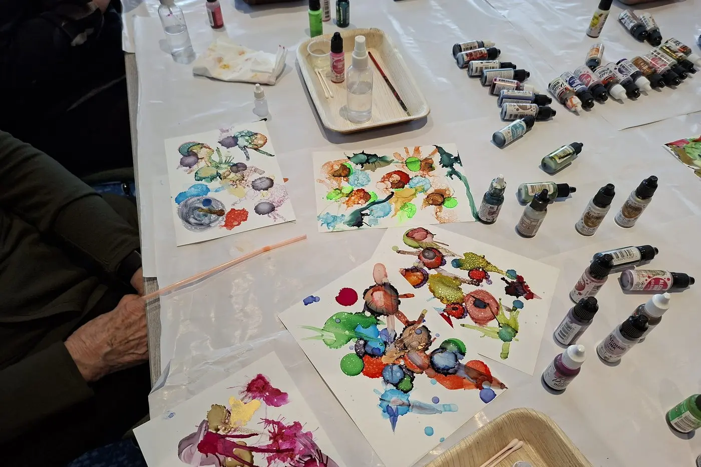 ARTY: Seniors have had a ball with creative classes as part of the Seniors\\u2019 Festival program. PHOTO: Indigo Shire Council