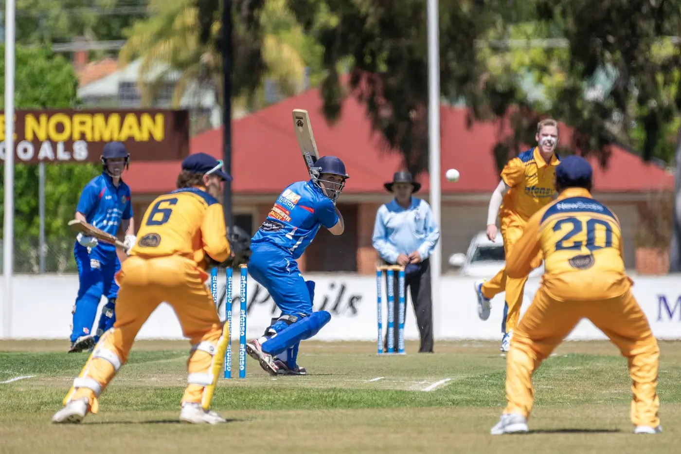 OH NO: Beechworth A grade batsman Cam Fendyk can only watch after he knicks a ball from Rovers United Bruck\\u2019s Will Graham to the slips cordon. While this would be dropped, he would be caught out for three shortly after as the Wanderers went down by six wickets. PHOTOS: Melissa Beattie