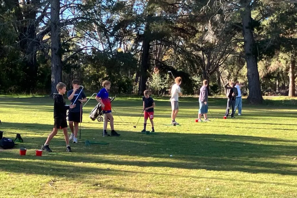 FUTURE TALENT: Beechworth Golf Club\\'s junior golf day on Monday proved a hit with 25 young golfers turning up.