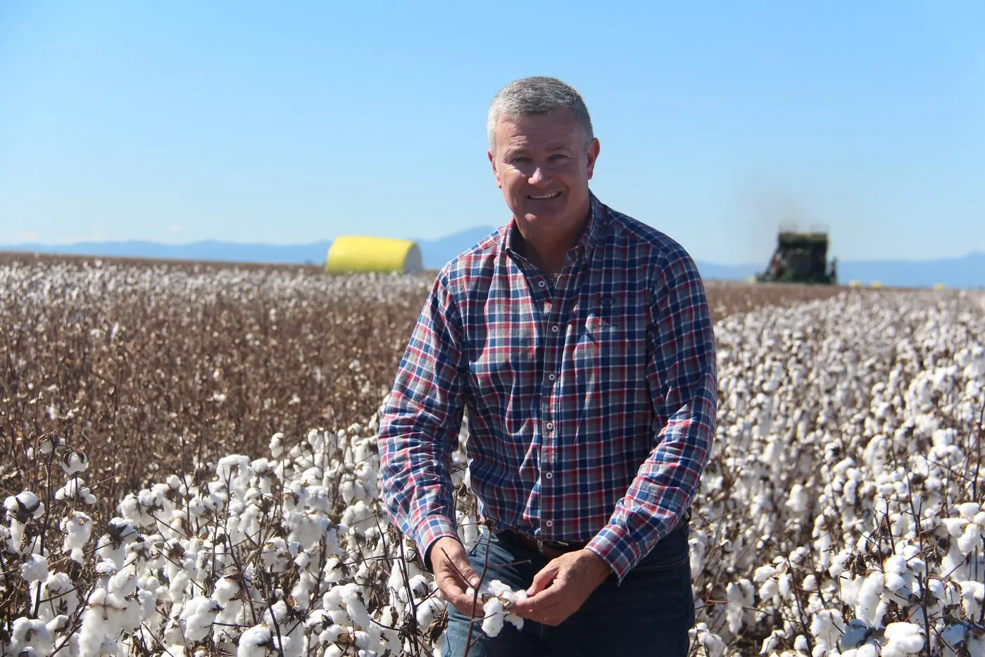 GREAT SEASON: Cotton Australia CEO Adam Kay said that after one of the best seasons on record, a crop of 5.2 million bales is forecast. And with demand so strong, Mr Kay anticipates all bales will be sold. Id:19884
