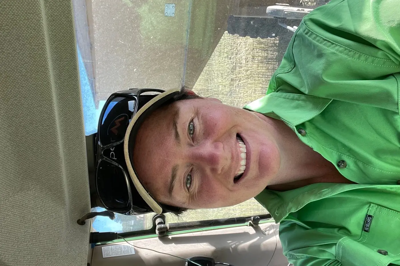 HANDS ON: Liz Fisher has always been a doer, so when a role needs to be filled she always steps up. With harvest fast approaching and truck drivers in limited supply, Liz decided to get her semi\\u2013trailer licence. Id:23793