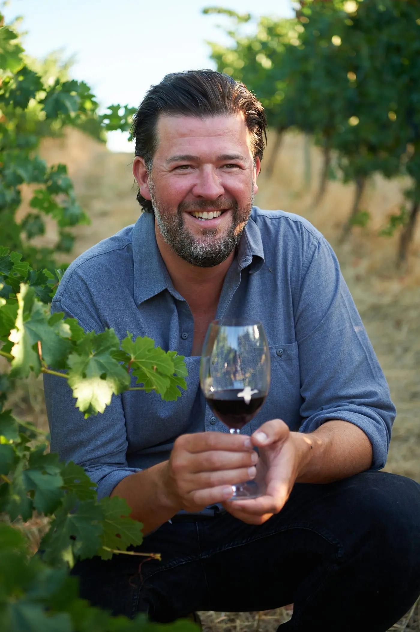 BAT MAN: Owner of Fowles Wine Matt Fowles farms in harmony with the natural surounds.