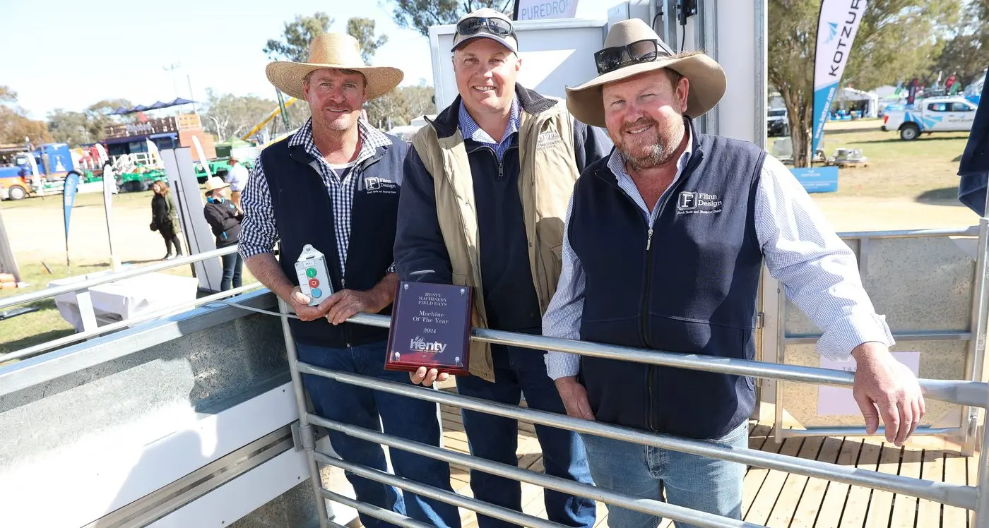 Automated catching pen wins coveted Henty Machine of the Year