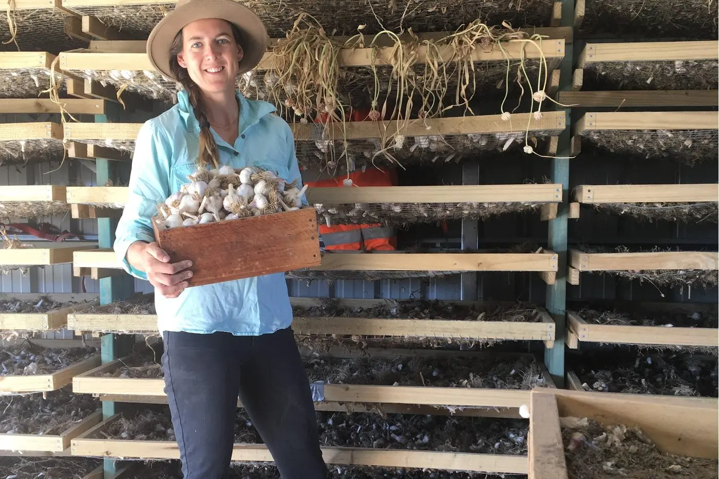 THROWING THE WORD AROUND: Grower of chemical-free garlic Amanda Rofe says regulation of organic products is needed for a \\'clear line\\' in the supermarket. \"If you are paying that extra money, then you want to definitely know it\\'s organic,\" Ms Rofe said.