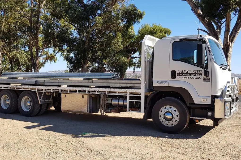 STRAIGHT TO YOU: The Nalinga Steel and Roofing Supplies\\' fleet operates daily, providing timely and reliable front-door deliveries. The company has made a commitment ensuring even the most remote customers receive the materials they need.